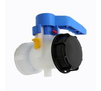 Valvola di Flusso Industriale Valvola Farfalla Rubinetto Dispenser Raccordo per IBC in Plastica Corpo Robusto, style to 2