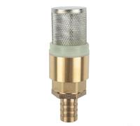 Valvola di fondo, valvola di ritegno in ottone da 1" 3/4", valvola di ritegno a molla, filtro di ingresso della pompa di non ritorno, filtro con coda di tubo da 25 mm/19 mm (valvola da 3/4" + diametro