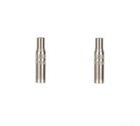 Valvola di gonfiaggio estesa per scooter elettrico, in materiale metallico, ugello di estensione per gonfiaggio scooter elettrico per estensore della valvola degli pneumatici (39 mm argento)