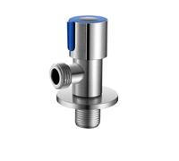 Valvola di ingresso calda e fredda Rubinetto del bagno Valvola di arresto Lavello della cucina Valvola triangolare Regolatore di pressione dell'acqua(Style 1 blue)