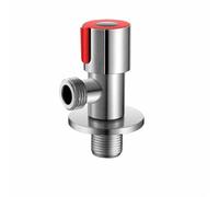 Valvola di ingresso calda e fredda Rubinetto del bagno Valvola di arresto Lavello della cucina Valvola triangolare Regolatore di pressione dell'acqua(Style 1 red)