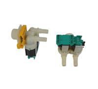 Valvola Di Ingresso Dell'acqua Compatibile Con Le Rondelle Bosch Siemens | For caricatori frontali Bosch/Siemens. 2 vie 180° 220-240V. Controlla il flusso dell'acqua. 1 pz.