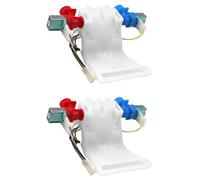 Valvola di ingresso dell'acqua della rondella 2 pezzi, parti della rondella della valvola di riempimento dell'acqua compatibili con W10144820, WPW10140917, W10140917, PS11748963