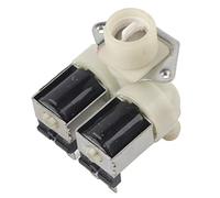 Valvola di Ingresso dell'Acqua per Lavatrice, Solenoide a Doppia Testa, PP e Lega di Alluminio, 8x7x6,5 cm, AC220V-240V