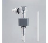 Valvola di ingresso intelligente per WC da 1/2 pollice, fondo intercambiabile rotante flessibile, valvola di riempimento dell'acqua in ABS per il controllo del livello dell'acqua