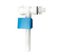 Valvola di ingresso WC con ingresso laterale G1/2, raccordo for cisterna, valvole di riempimento a galleggiante regolabili, parti di ricambio for serbatoio dell'acqua, accessori for il bagno(A)