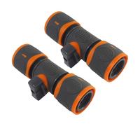 Valvola di intercettazione del tubo | Connettore del tubo con valvola di intercettazione, separatore del rubinetto perdite per giardinieri domestici Indoor House Lawn Camping Traveling Irrigation