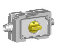 TECO Rubinetto di intercettazione gas da incasso diritto K200BC10100, Metallo, Valvola a cancello, Valvola di intercettazione gas, Rubinetto
