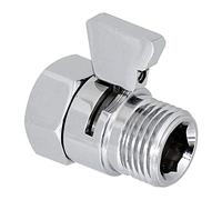 Valvola di interruzione Premium Copper G1 2 Regolatore controllo del flusso d acqua ad alta pressione con maniglia a leva finitura cromata multilivello ermetica per doccia bidet e impianti idraulici