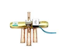 Valvola di inversione a quattro vie del condizionatore d'aria 1P1.5P3P5P10P20P Bobina della valvola solenoide della valvola a quattro vie del condizionatore d'aria(5P with coil)
