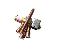 Valvola di inversione a quattro vie for pompa di calore for aria condizionata con bobina AC220V 1-5P, compatibile con Sanhua,(SHF-9H-35U 3P)
