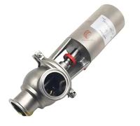 Valvola di inversione pneumatica sanitaria in acciaio inossidabile SUS 304 con morsetto a tre vie da 1,5", 2", 2,5", for birra fatta in casa(L Type,51MM K64MM_OTHER)