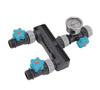 Valvola di Irrigazione Splitter Regolatore di Pressione a 2 Vie per Giardino Patio La Maniglia della Ruota Agricola è Facile da Usare e Fornisce G per La Regolazione, Addio