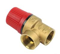 Valvola di limitazione automatica della pressione 1/2 pollici 3-6 bar (3bar) | materiale in ottone, resistente alle alte temperature, previene i pericoli, facile installazione, sistemi chiusi
