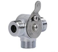 Valvola di miscelazione manuale dell'acqua per acqua calda e fredda con attacco a compressione da 3/8 e 1/2, adatta per sistemi idraulici domestici (1/2)