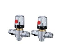 valvola di miscelazione, Miscelatore termostatico in ottone a temperatura costante for doccia e lavandino 1 pz(Hwf-dw2j)