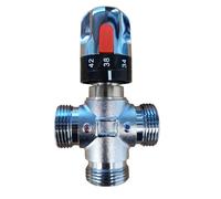 Valvola di miscelazione termostatica in ottone cromato per docce sicure e confor