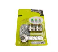 Valvola di monitoraggio della pressione dei pneumatici per uso automobilistico con guscio esterno in acciaio inossidabile e nucleo in rame sigillato per resistenza all'umidità (D)