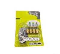 Valvola di monitoraggio della pressione dei pneumatici per uso automobilistico con guscio esterno in acciaio inossidabile e nucleo in rame sigillato per resistenza all'umidità (E)