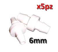 Valvola di non ritorno 6 mm per tubo vinilico pompa condensa conf. 5 PZ