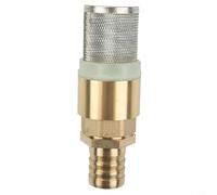 Valvola di non ritorno con filtro a ventosa, valvole di ritegno in ottone, valvole di controllo del flusso d'acqua, con filtro per irrigazione agricola stagno (valvole da 1" + DIA 25 mm)