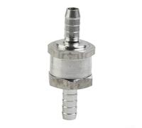 Valvola di non ritorno in linea a senso singolo, valvola di ritegno per tubo del carburante dell'aria dell'acqua impedisce il riflusso, adatta per carburatori e applicazioni di carburante a bassa