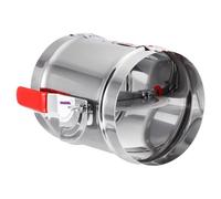 Valvola di non ritorno manuale del volume a canale HVAC, 6 pollici, valvola di scarico del flusso d'aria, valvola di controllo dell'aria, leva di regolazione in acciaio inox, per HVAC (6 pollici)