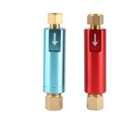 Valvola di pressione Klatata 2 pcs Valvola di controllo della pressione del freno, valvola di pressione del freno universale in metallo per la regolazione del test nelle auto
