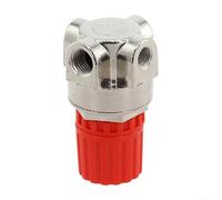 Valvola di regolazione della pressione per compressori d'aria a pistone, valvola di controllo a 3 fori ad alta precisione, struttura in acciaio, accessorio per utensili pneumatici compatto 7 x 4 x 4