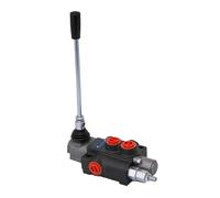 Valvola di regolazione idraulica G-3625PSI - P40 3 vie valvole direzionali con 1 cursore, trattori caricatori serbatoi valvola di controllo della velocità regolabile 10 GPM