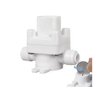 Valvola di ricambio per riduzione della pressione con connettore rapido per di osmosi inversa e camper, materiale PP | per tubo di irrigazione a goccia per rimorchi per camper, previene la