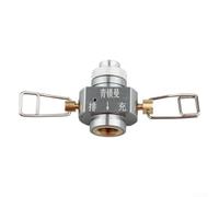 Valvola di ricarica per bombole di gas progettata per esterni per stufe da campeggio con funzione di riduzione della pressione per un processo di trasferimento sicuro del gas