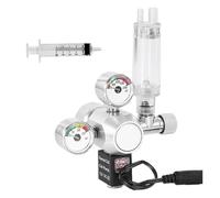 Valvola di riduzione della co2 for serbatoio pesce Regolatore bolle Calibro bolla controllo bombola gas dell'acquario(TR21)