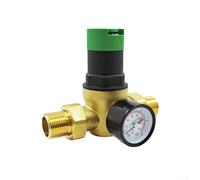 Valvola di riduzione della pressione regolabile in ottone, stabilizzatore di pressione dell'acqua, con un misuratore di misurazione del filtro incorporato, per approvvigionamento idrico comunale e