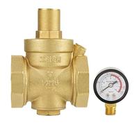 Valvola di riduzione della pressione, valvola di riduzione della pressione dell'acqua in ottone da 2 pollici BSP DN50 Valvola di regolazione della pressione del regolatore dell'acqua regolabile da 2 p