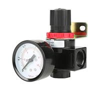 Valvola di Riduzione G1/2 Regolatore di Pressione del Compressore del Controllo Dell'aria BR4000 0.05~1MPa Regulateur de Pression Regolabile Valvola del Regolatore Con porta del Manometro