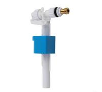 Valvola di riempimento della cisterna con controllo del volume dell'acqua regolabile, connettore in ottone da G3/8 a G1/2 pollici per WC in plastica e porcellana, compatibile con la maggior parte dei