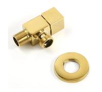 Valvola di riempimento G1/2" Adattatore for rubinetto in ottone Accessori for doccia da bagno Deviatore for acqua a 3 vie Nero/argento/oro(Gold)