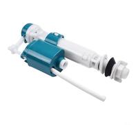 Valvola di riempimento per cassetta WC a doppio scarico, sifone con ingresso inferiore con altezza regolabile 21-34 cm, parte di ricambio per serbatoio del bagno in ABS a risparmio idrico, parte di