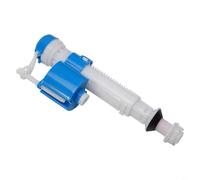 Valvola di riempimento per cisterna WC regolabile in altezza con ingresso inferiore G1/2 per controllo del livello dell'acqua, valvola di scarico in plastica da 21-32 cm, compatibile con WC standard