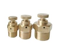 Valvola di rilascio aria manuale maschio BSP, 1/8"-1/2" e M8/M10/M12, valvola di sfiato dell'impianto di riscaldamento, PN1.6MPa(1/2")
