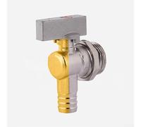 Valvola di rilascio dell'acqua in ottone resistente con corpo forgiato a prova di perdite e alta capacità di flusso per applicazioni residenziali e commerciali e di drenaggio (2,5 cm)