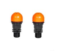 Valvola di rilascio dell'aria, filettatura maschio NPT da 1/2" e 3/4", materiale PP, per sistemi di irrigazione, giardinaggio su tappeto erboso e gocciolamento (confezione da 2) (2,5 cm)
