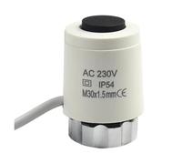 Valvola di riscaldamento a pavimento normalmente aperta, design compatto di riscaldamento elettrico senza CA da 230 V, collegato all'attuatore di riscaldamento a pavimento M30 x 1,5 MM(Normally Open)