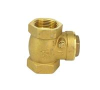 Valvola di ritegno a battente in ottone femmina BSP da 1" - Valvola unidirezionale for impianti idraulici e idrici, 1 pz.