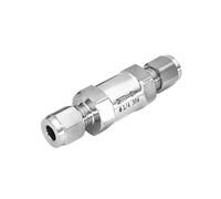 Valvola di ritegno a compressione unidirezionale, di non ritorno, in linea, adatta for tubi da 3/6/8/10/12-20 mm, diametro esterno 1/8", 1/4", 3/8", 1/2", in acciaio inossidabile 304(20mm)