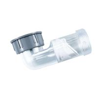 Valvola di ritegno a gomito for lavello da 45 mm, kit di scarico multi-fit for lavabo da bagno e cucina, design anti-odore