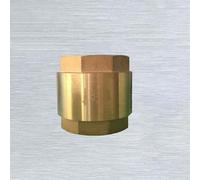 Valvola di ritegno a molla in ottone con filettatura femmina DN65 G 2-1/2" BSPP, altezza 88 mm