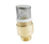 Valvola di ritegno a nastro di rame Valvola di fondo in rame con ingresso acqua e filtro, pompa controllo, 4 minuti, 6, tappo maschio da 1 pollice, bocca pagoda(8)