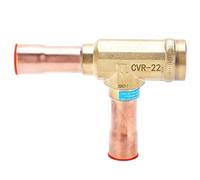Valvola di ritegno ad angolo retto anti flusso inverso connessione di saldatura in ottone valvola a 1 via per aria condizionata refrigerazione CVR 22 32mm 22mm